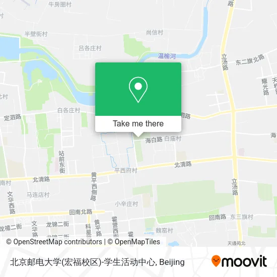 北京邮电大学(宏福校区)-学生活动中心 map