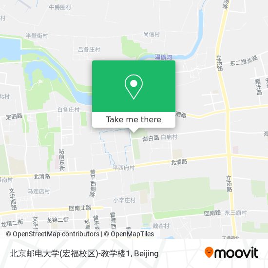 北京邮电大学(宏福校区)-教学楼1 map