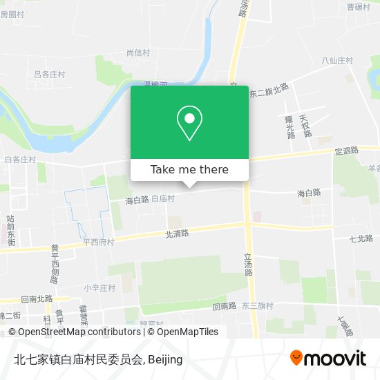 北七家镇白庙村民委员会 map