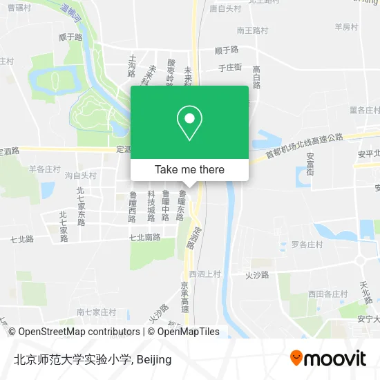 北京师范大学实验小学 map
