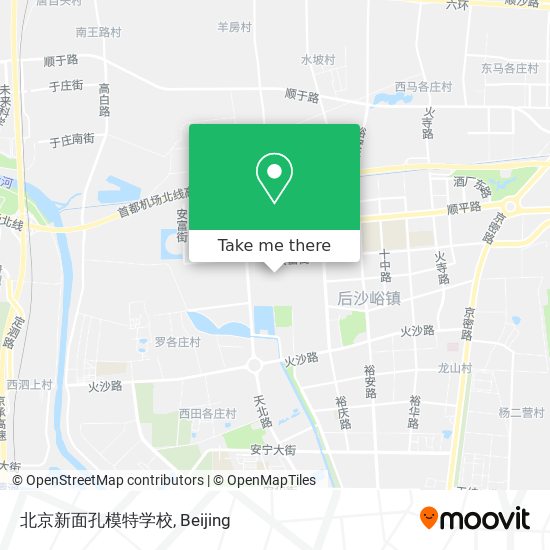北京新面孔模特学校 map