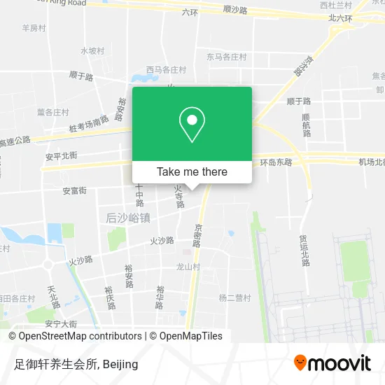 足御轩养生会所 map