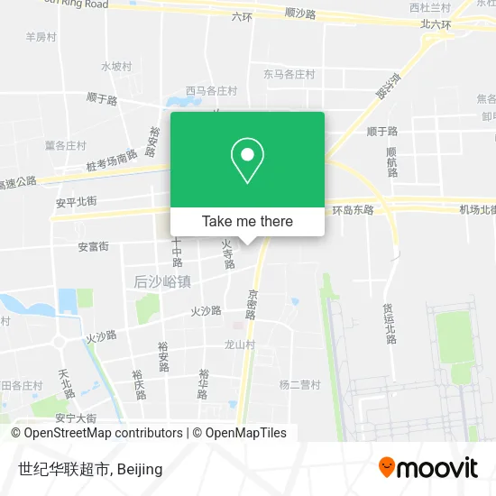 世纪华联超市 map