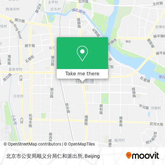 北京市公安局顺义分局仁和派出所 map