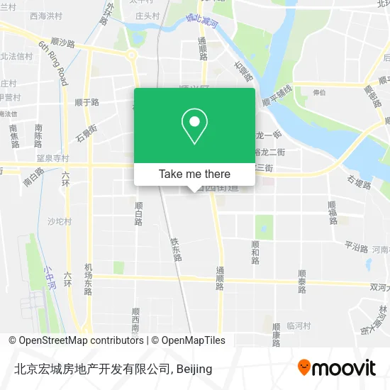 北京宏城房地产开发有限公司 map