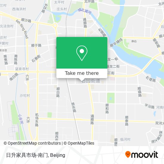 日升家具市场-南门 map