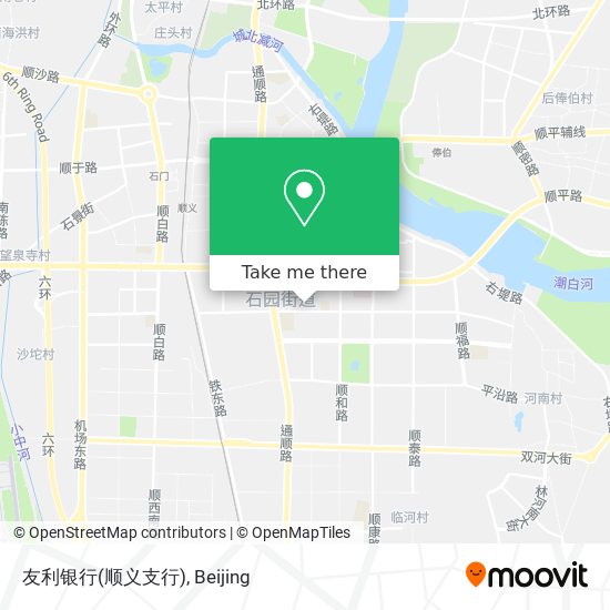 友利银行(顺义支行) map