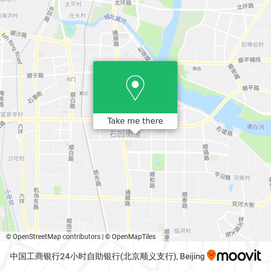 中国工商银行24小时自助银行(北京顺义支行) map
