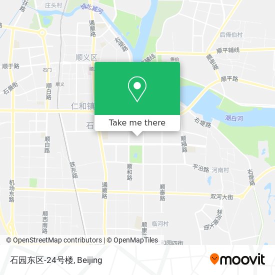 石园东区-24号楼 map