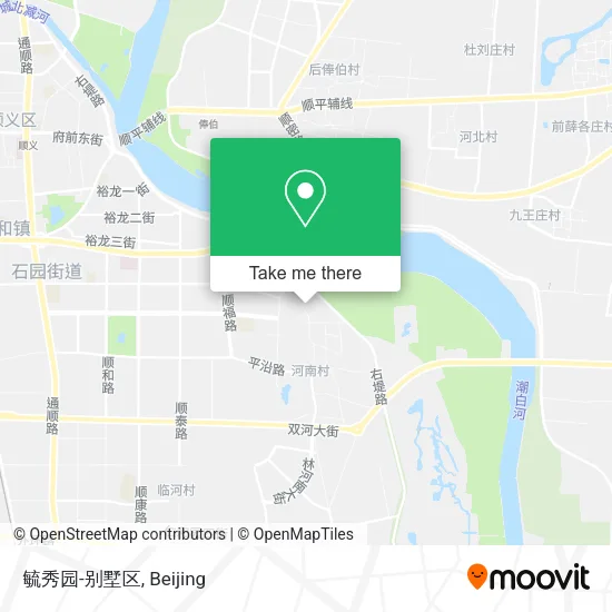 毓秀园-别墅区 map
