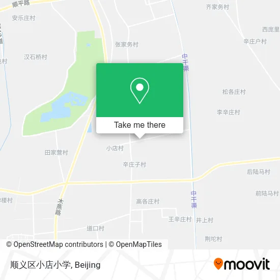 顺义区小店小学 map