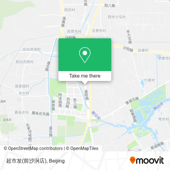 超市发(前沙涧店) map