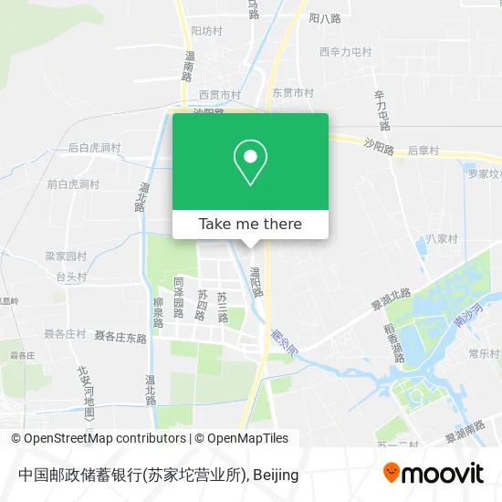 中国邮政储蓄银行(苏家坨营业所) map