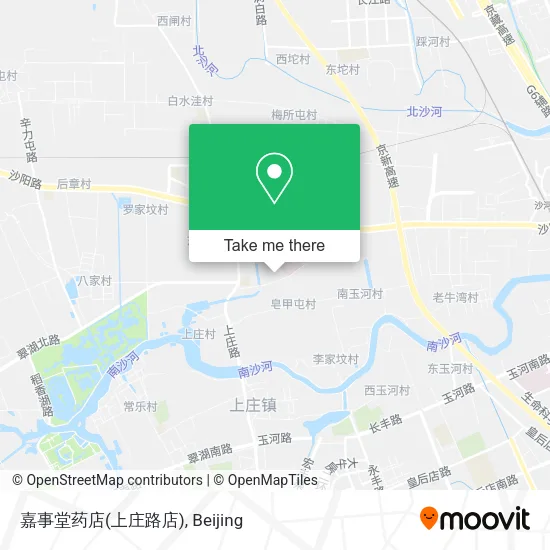 嘉事堂药店(上庄路店) map