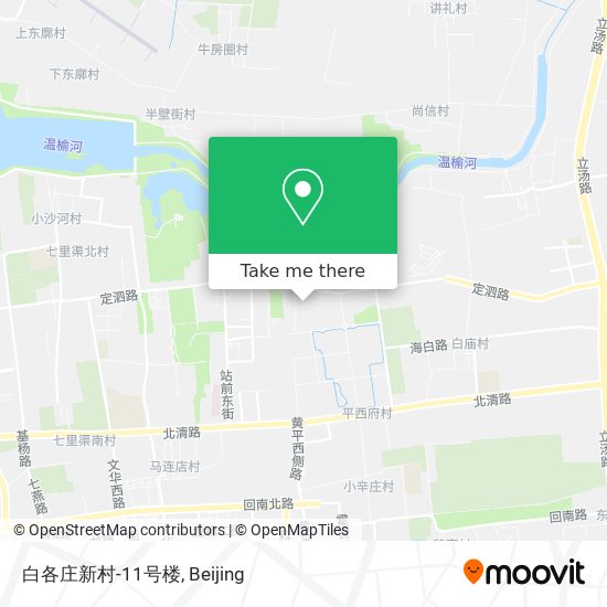 白各庄新村-11号楼 map