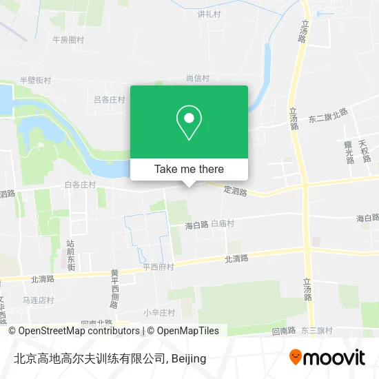 北京高地高尔夫训练有限公司 map