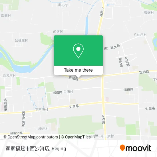 家家福超市西沙河店 map