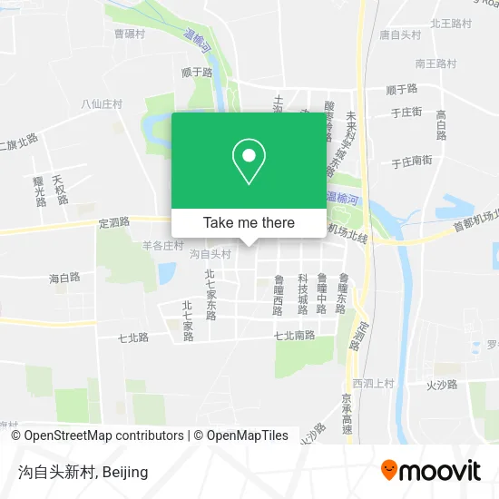 沟自头新村 map