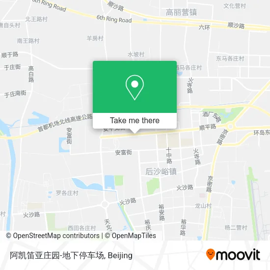 阿凯笛亚庄园-地下停车场 map
