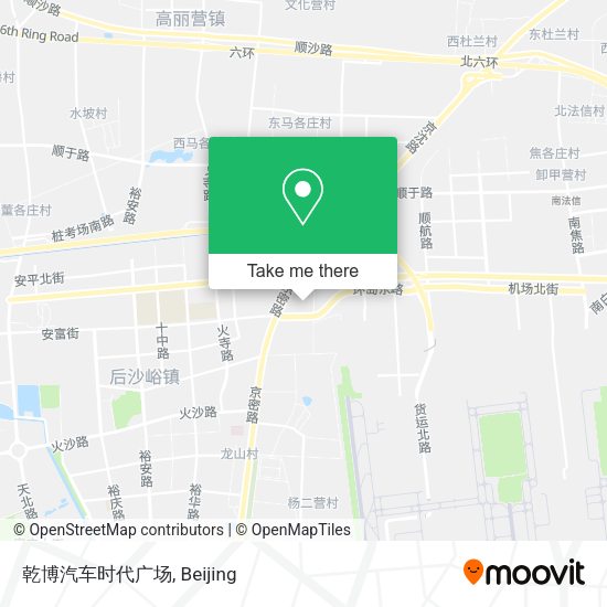 乾博汽车时代广场 map
