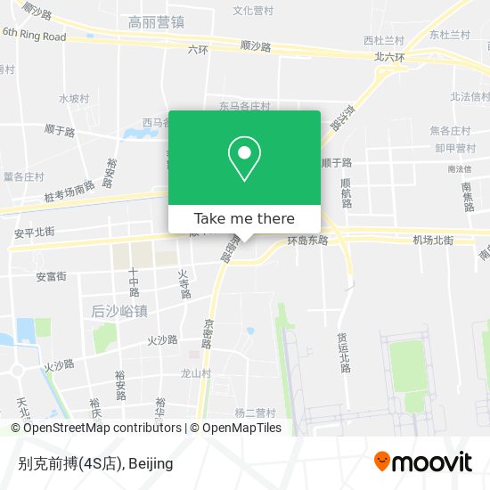 别克前搏(4S店) map