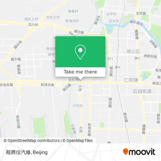 顺腾信汽修 map