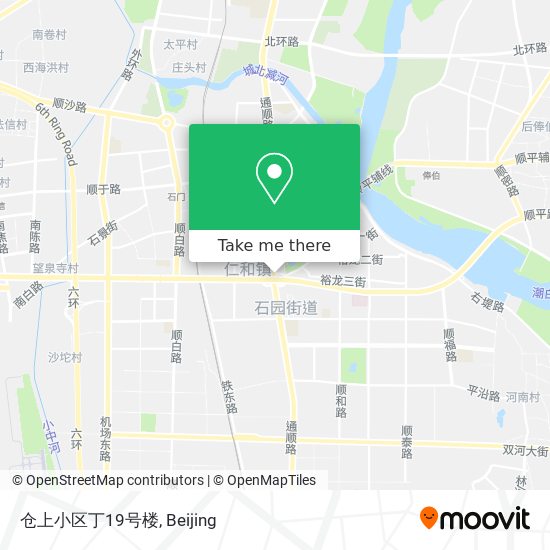 仓上小区丁19号楼 map