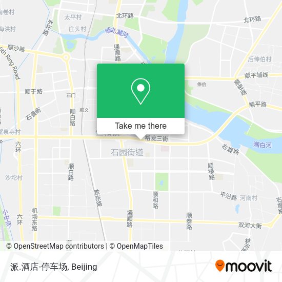 派.酒店-停车场 map