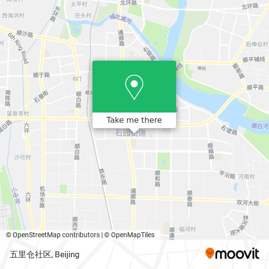 五里仓社区 map