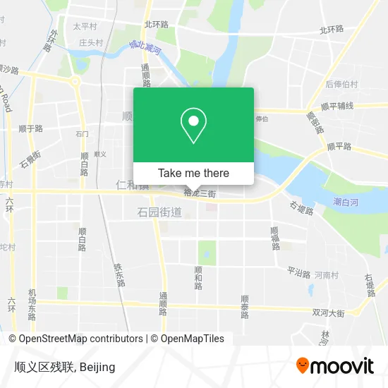 顺义区残联 map