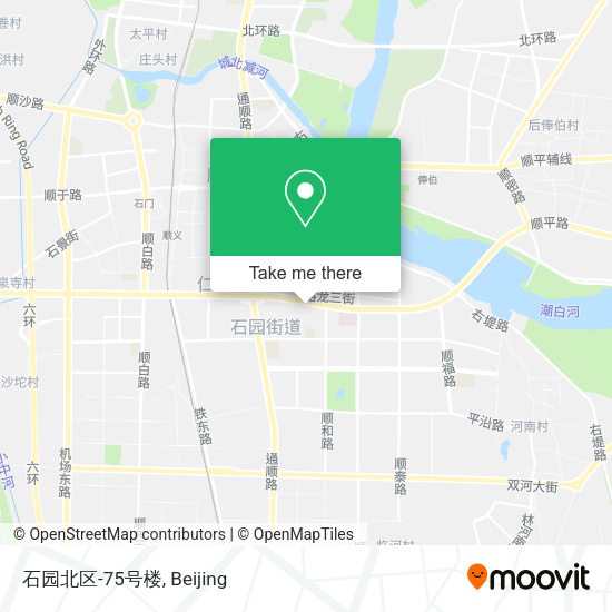 石园北区-75号楼 map