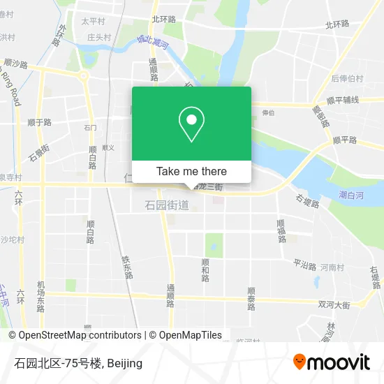 石园北区-75号楼 map