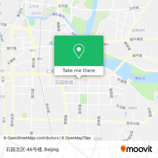 石园北区-46号楼 map