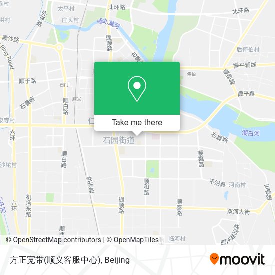 方正宽带(顺义客服中心) map