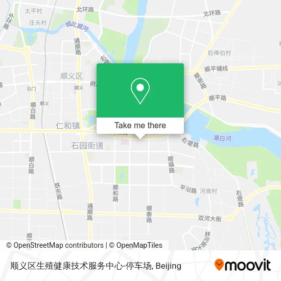 顺义区生殖健康技术服务中心-停车场 map