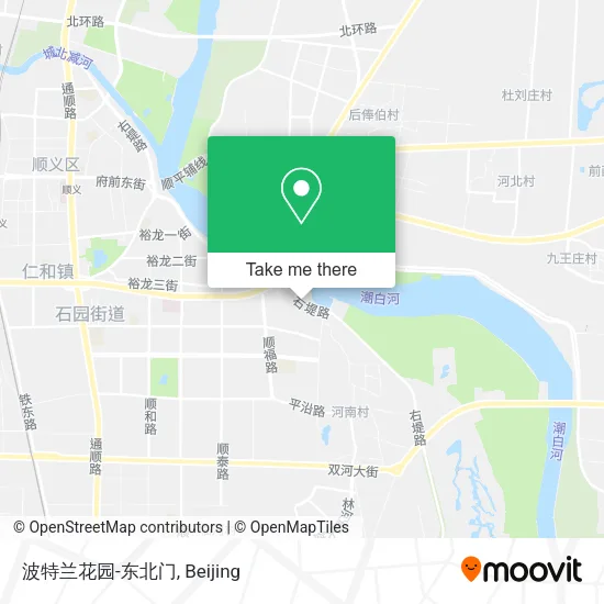 波特兰花园-东北门 map
