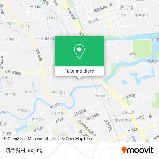 巩华新村 map