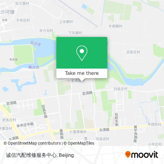 诚信汽配维修服务中心 map