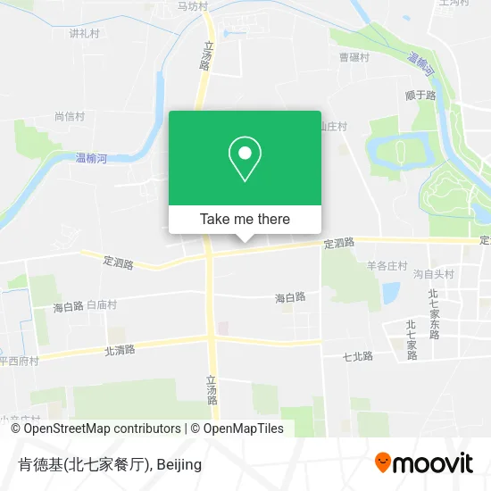 肯德基(北七家餐厅) map