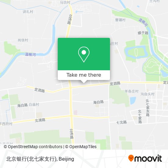 北京银行(北七家支行) map