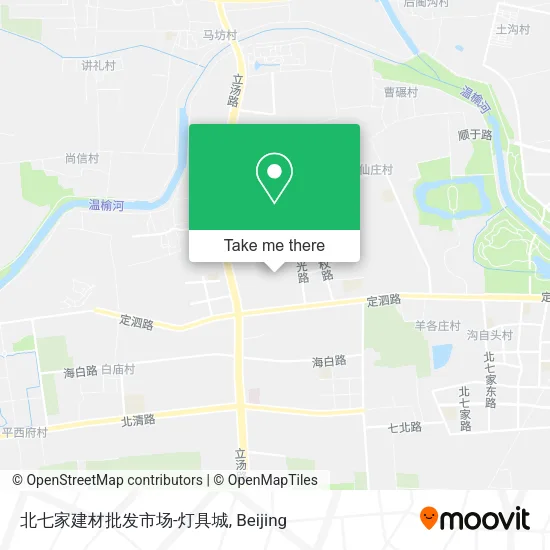 北七家建材批发市场-灯具城 map