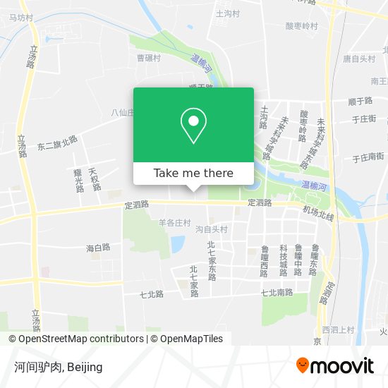 河间驴肉 map