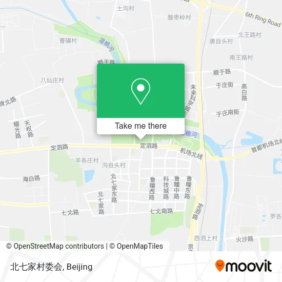 北七家村委会 map