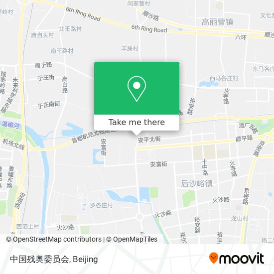 中国残奥委员会 map
