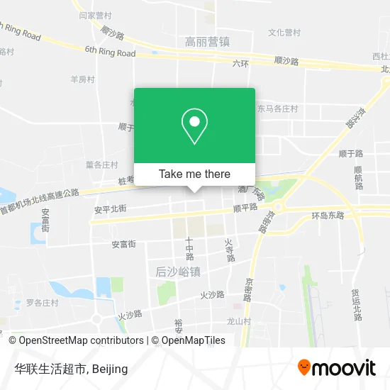 华联生活超市 map