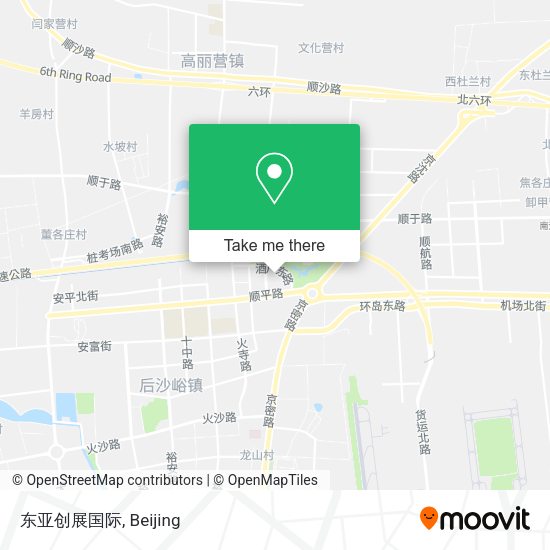 东亚创展国际 map