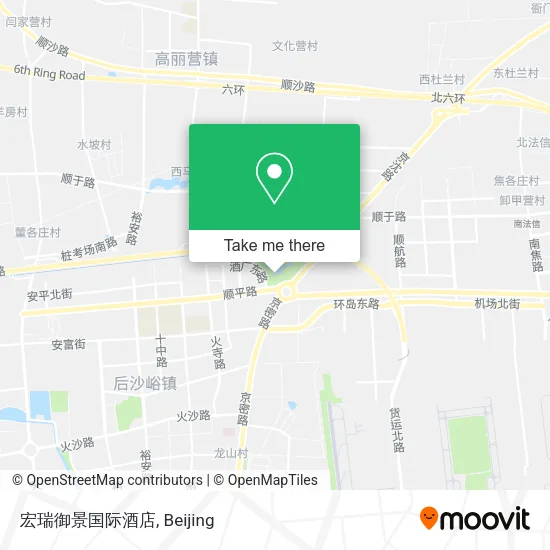 宏瑞御景国际酒店 map