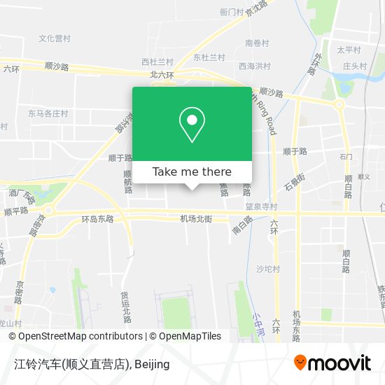 江铃汽车(顺义直营店) map