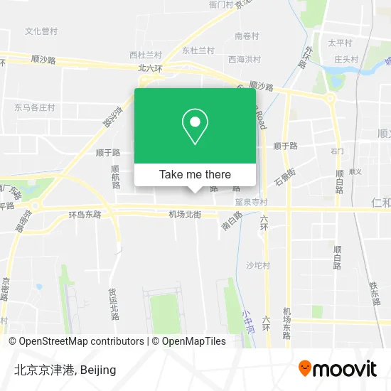 北京京津港 map