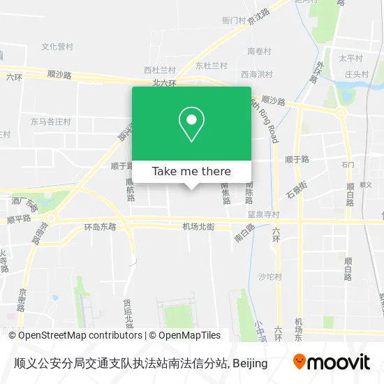 顺义公安分局交通支队执法站南法信分站 map